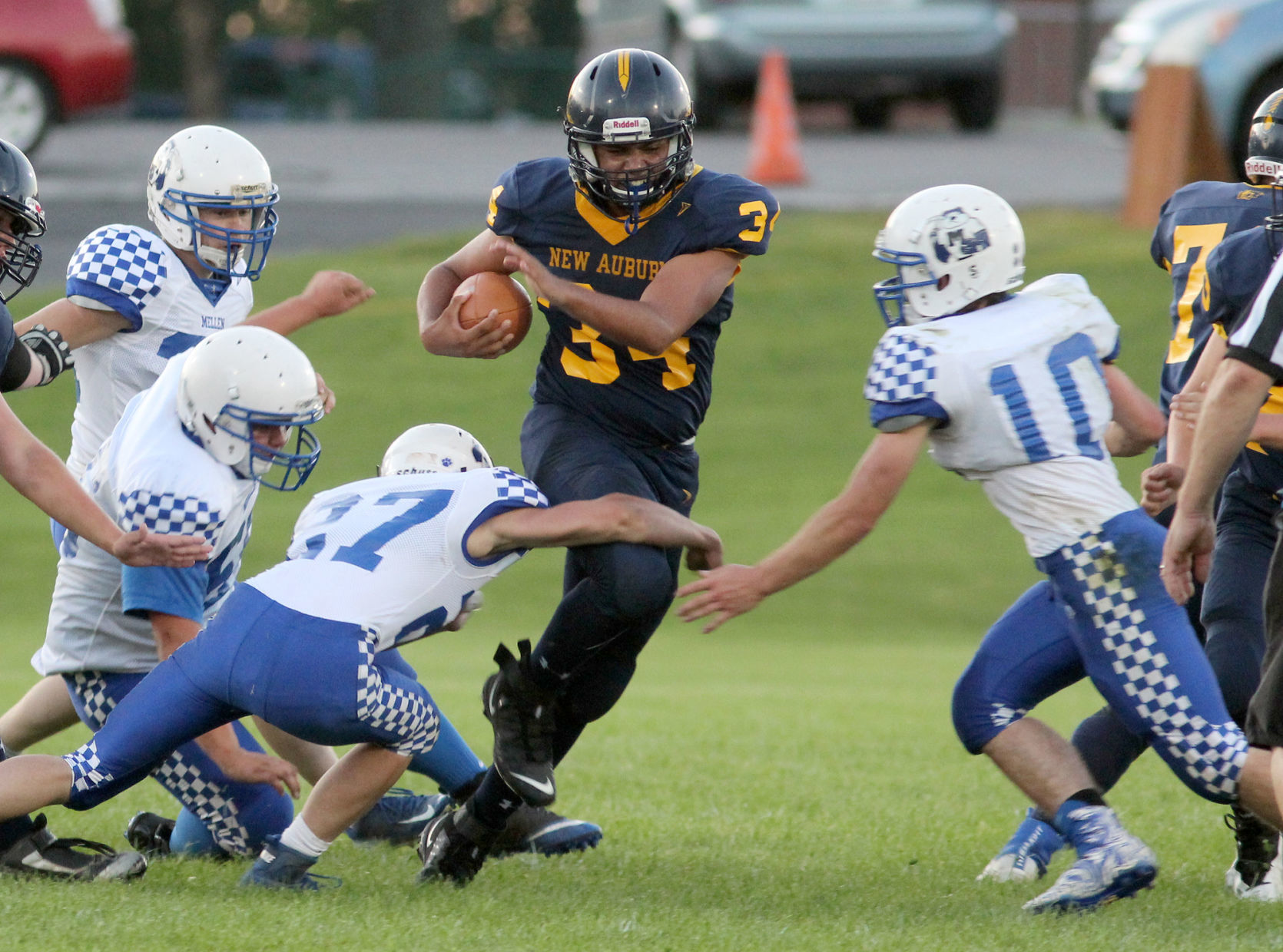 Mellen at New Auburn football 8-30-19